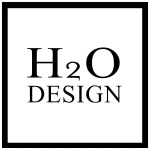 H2O Design logo
