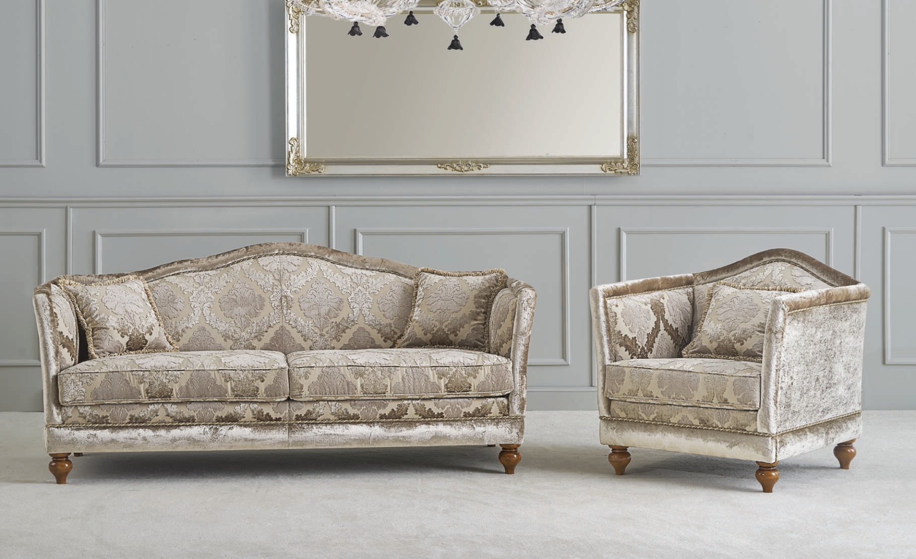 marina 3 seater sofa with armchair