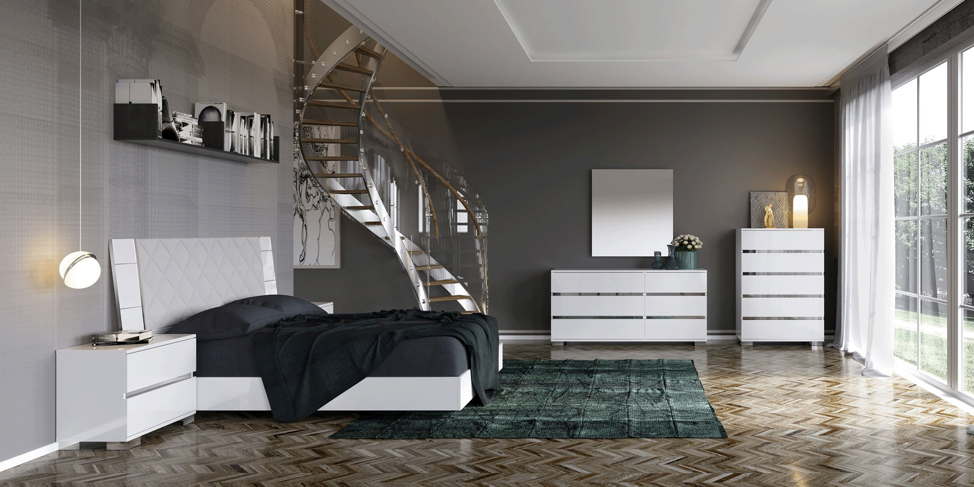 Dream complete Italian bedroom suite overview