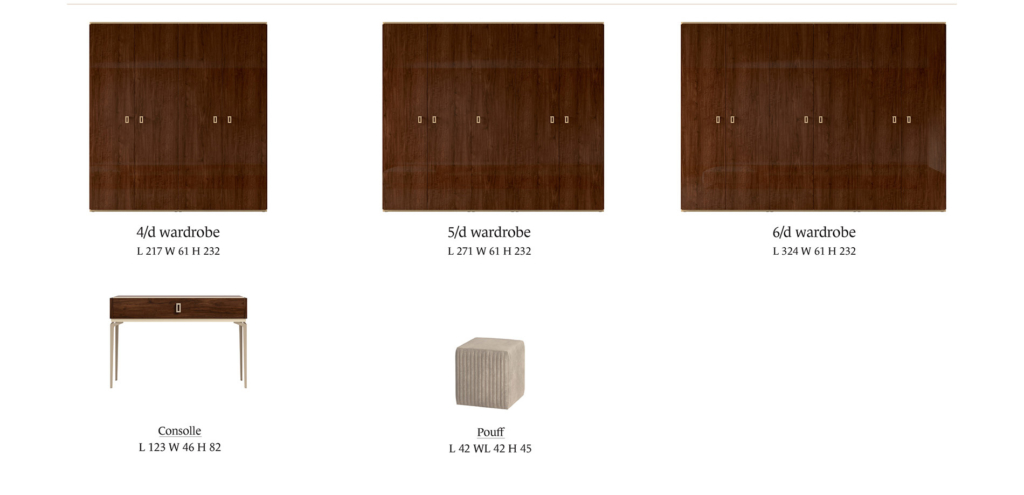 Eva moodboard bedroom styling - Italian bedroom furniture
