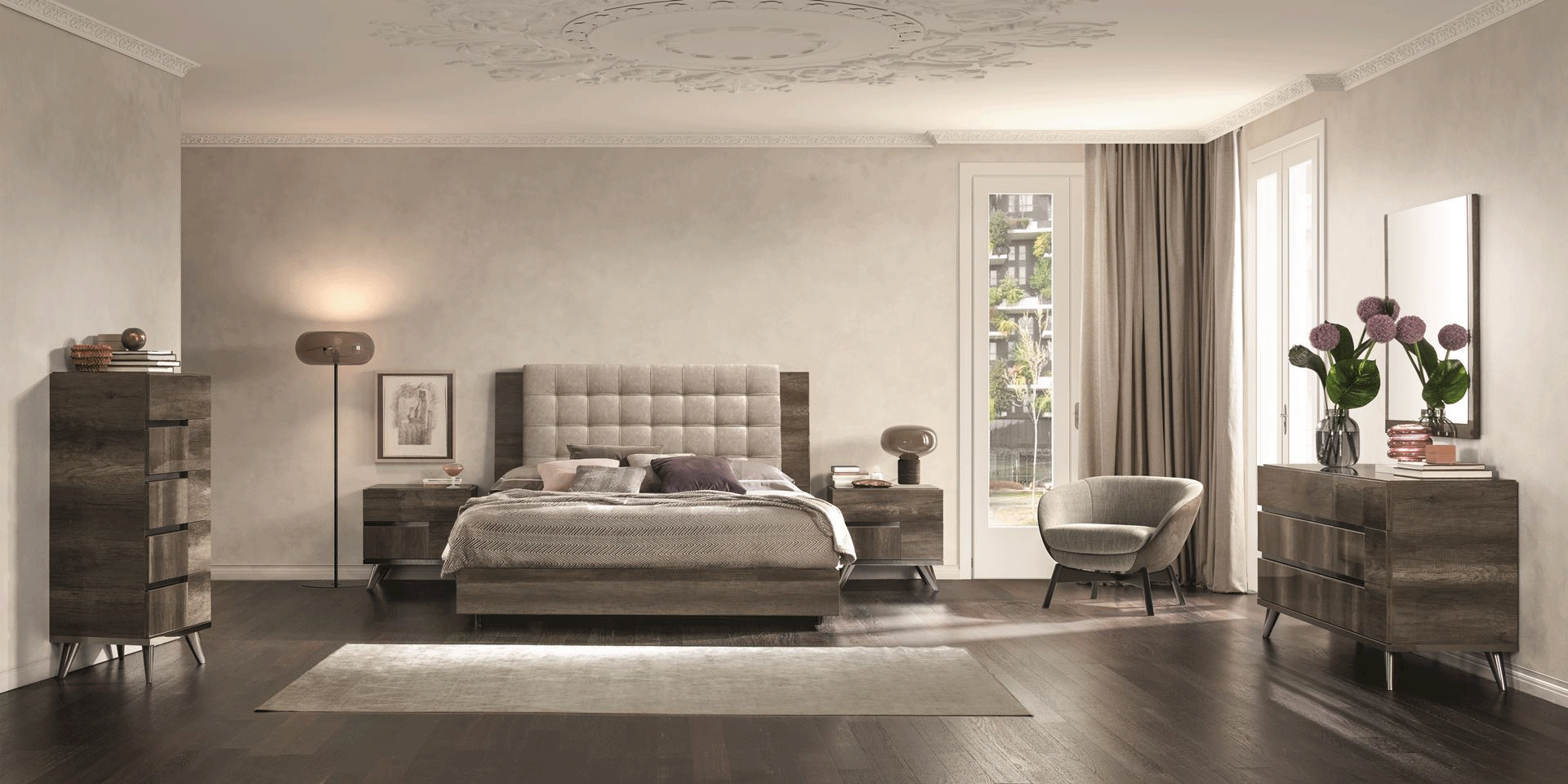 Medea complete Italian bedroom suite