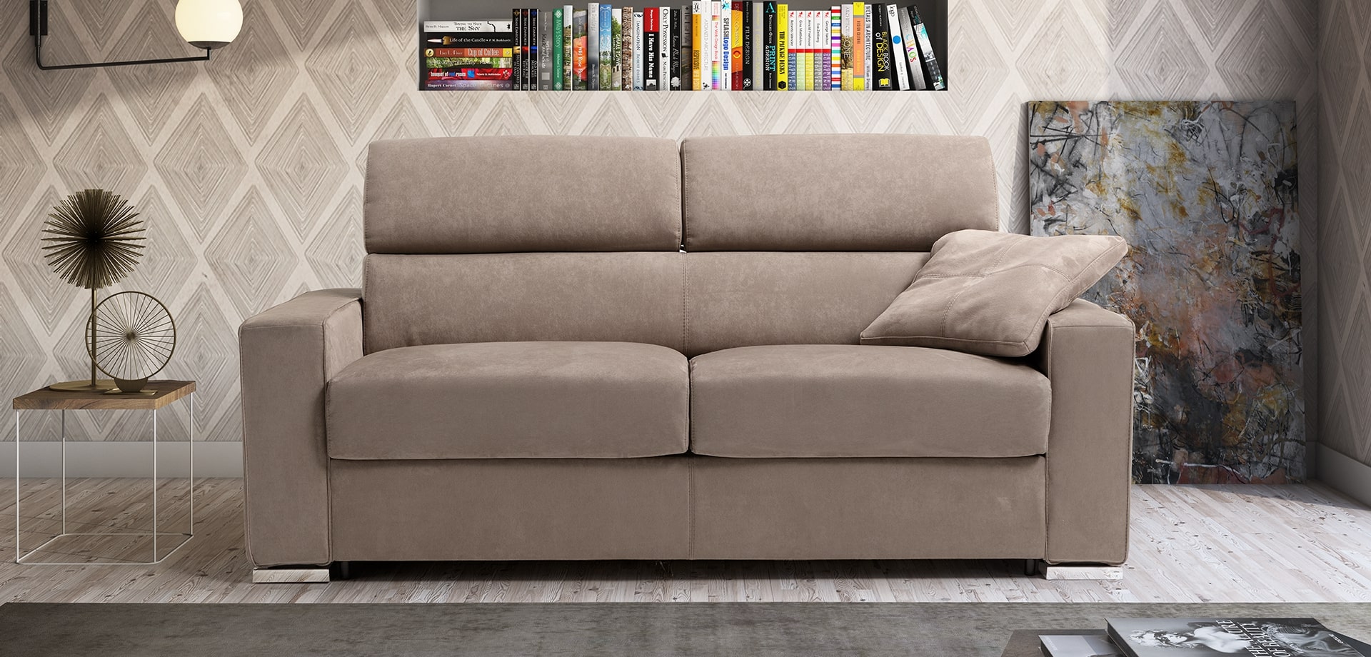 Cloudy Italian Sofa Bed - Gallery Image 3