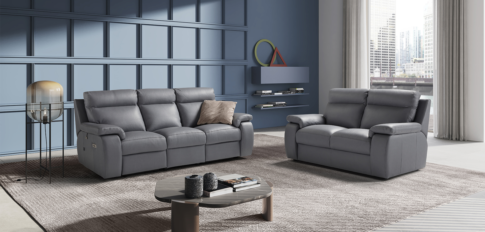 Harry Italian Sofa - Gallery Image 4