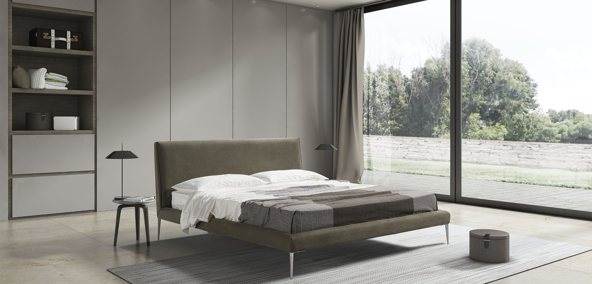Mercury Italian Bed - Gallery Image 3