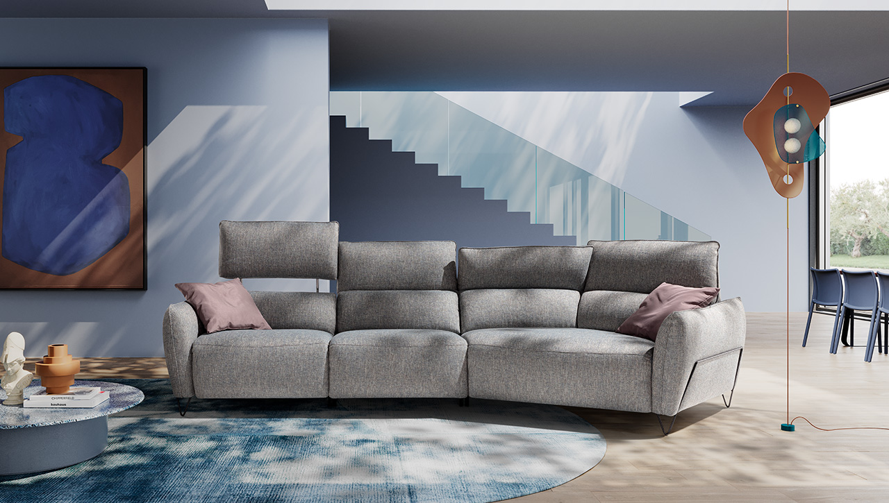 Nashira Italian Sofa - Gallery Image 1