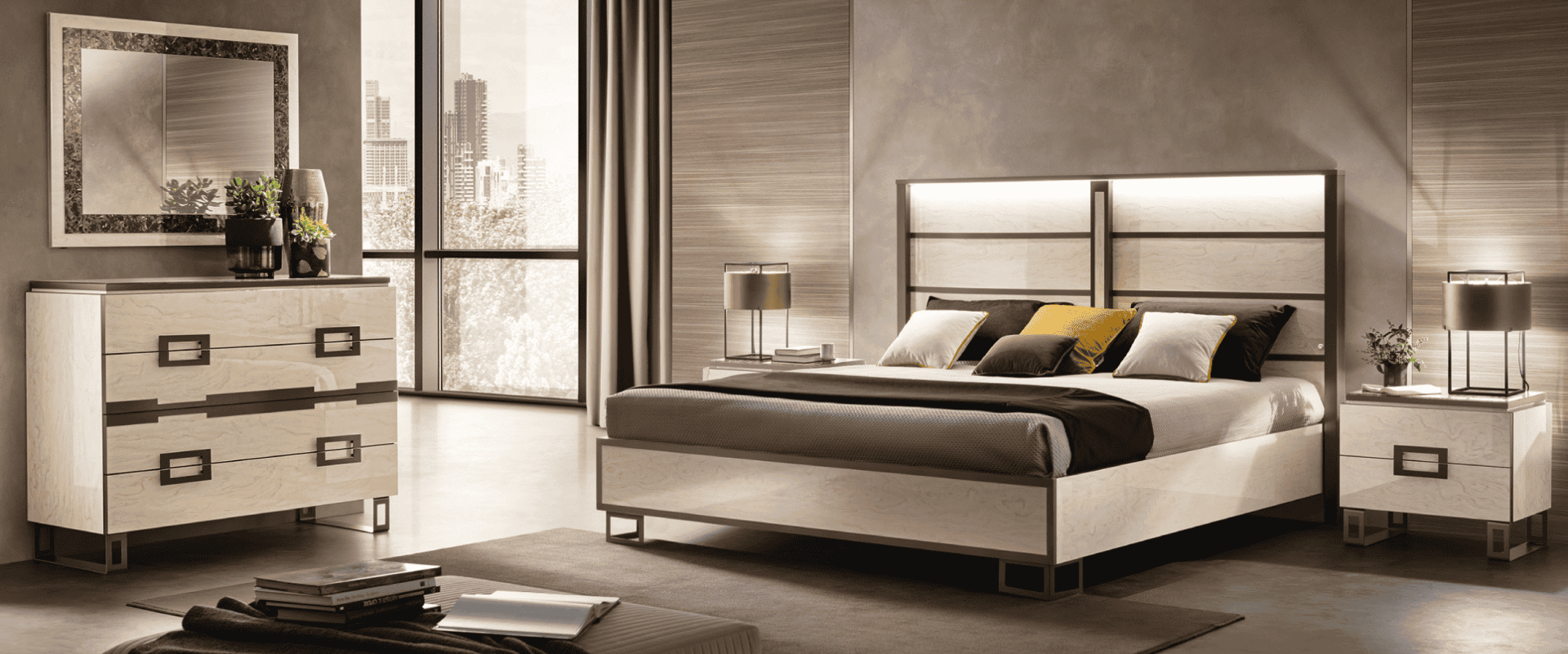 Poesia Italian Bedroom Furniture - Gallery Image 15