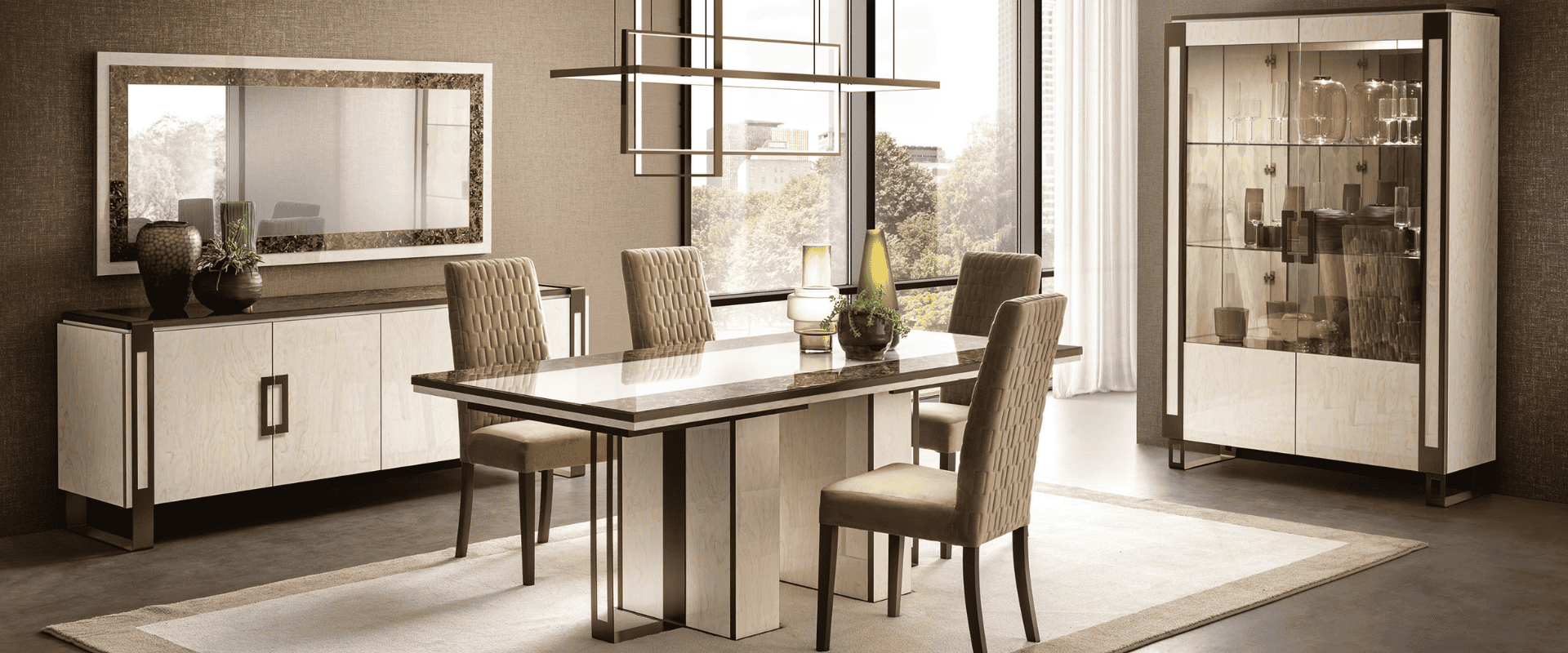 Poesia Italian Dining Room Furniture - Gallery Image 7