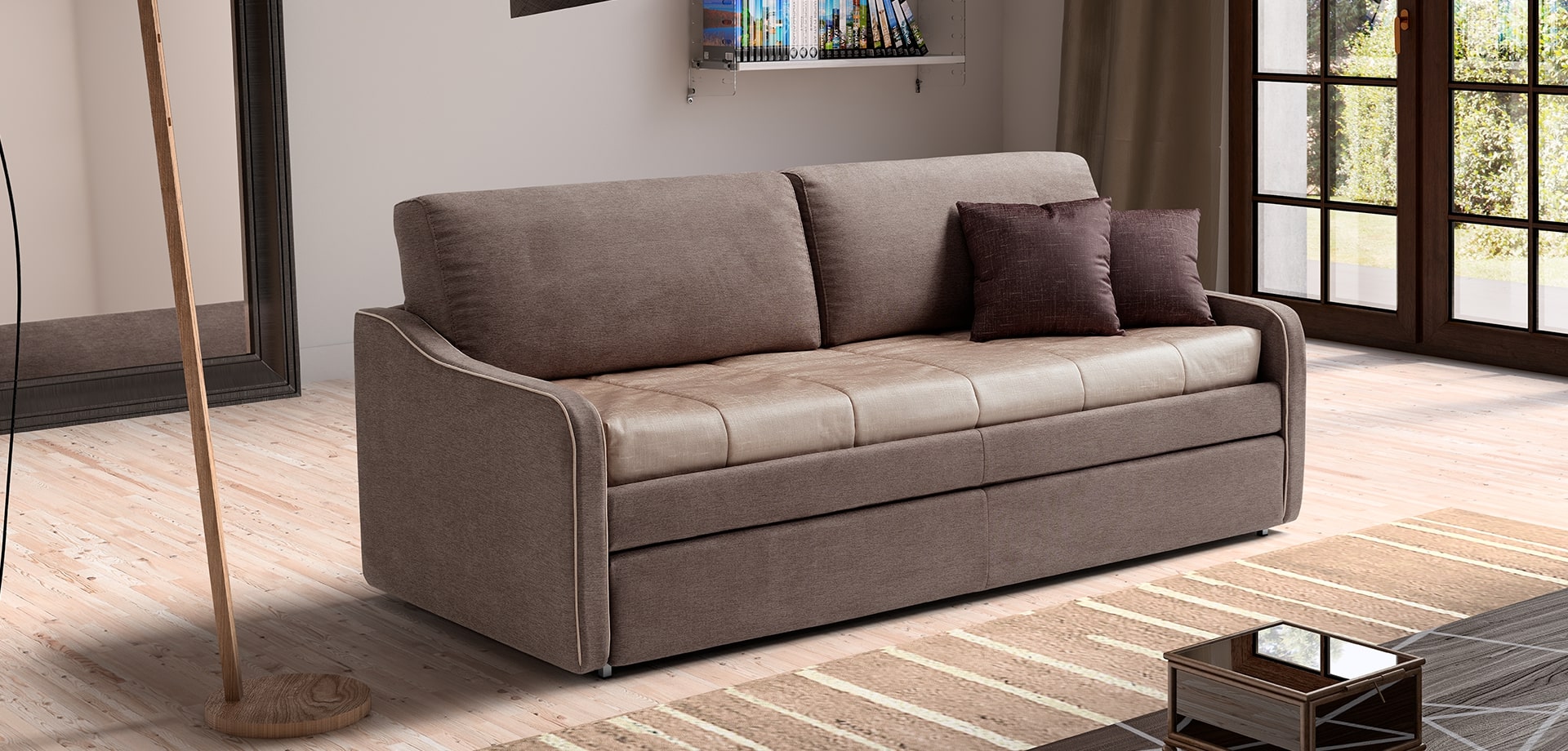 Crono Italian Sofa Bed - Gallery Image 2