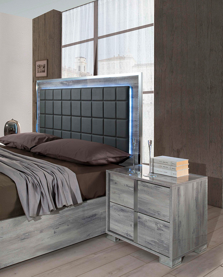 serena grigio chiaro italian bedroom furniture image 2
