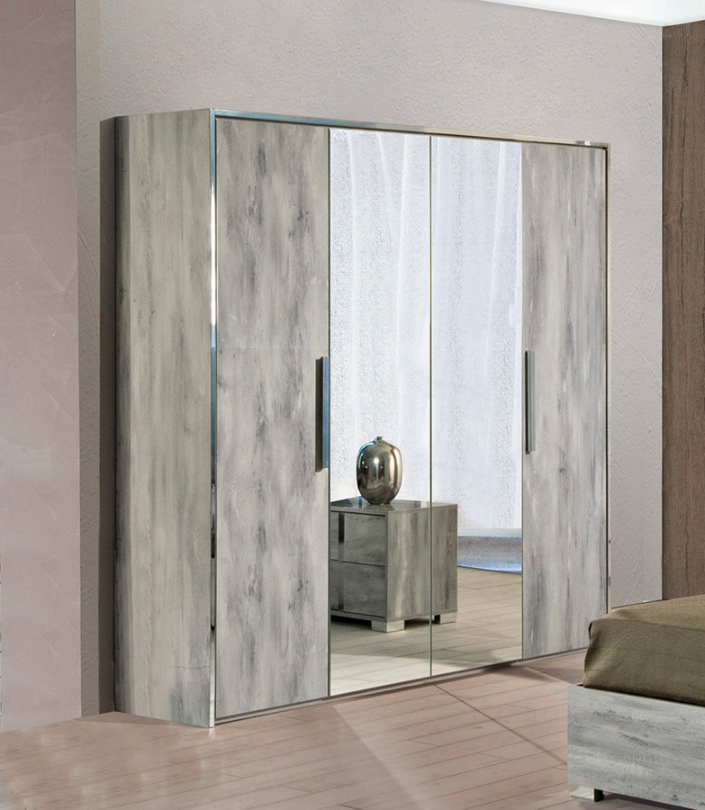 serena grigio chiaro italian bedroom furniture image 3