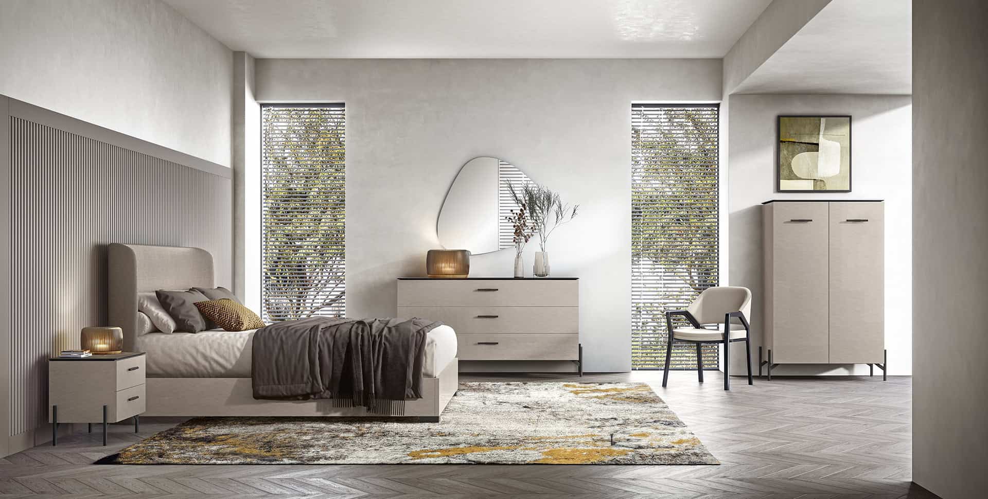 Silvia wardrobe 4d - Italian bedroom furniture