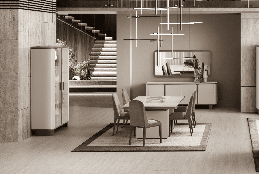 Perla dining 3 in Italian Arredoclassic style, crafted by Arredoclassic.